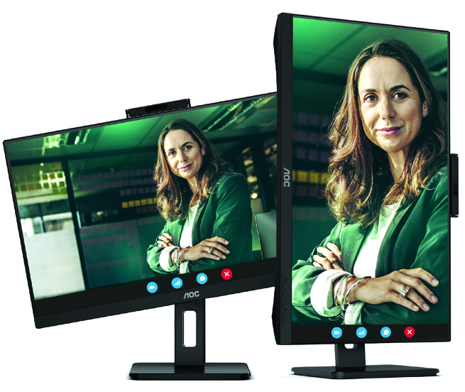 AOC 2 Q27P3CW - otáčení a pivot