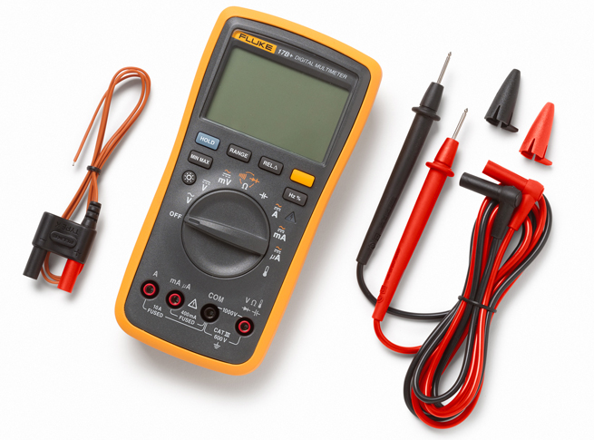 GHV obr 3 Fluke 17B - kompaktní digitální multimetr obsah dodávky