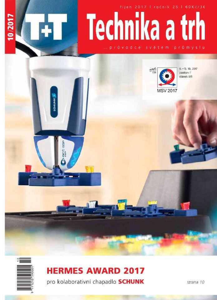 Obálka časopisu Technika a trh 10/2017