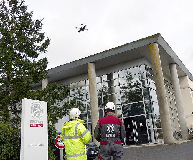 dron letecke inspekce