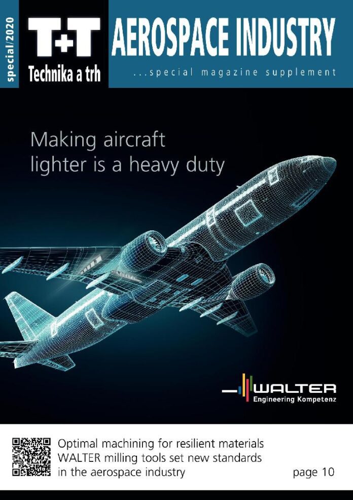 Obálka časopisu Technika a trh – Aerospace Industry 2020