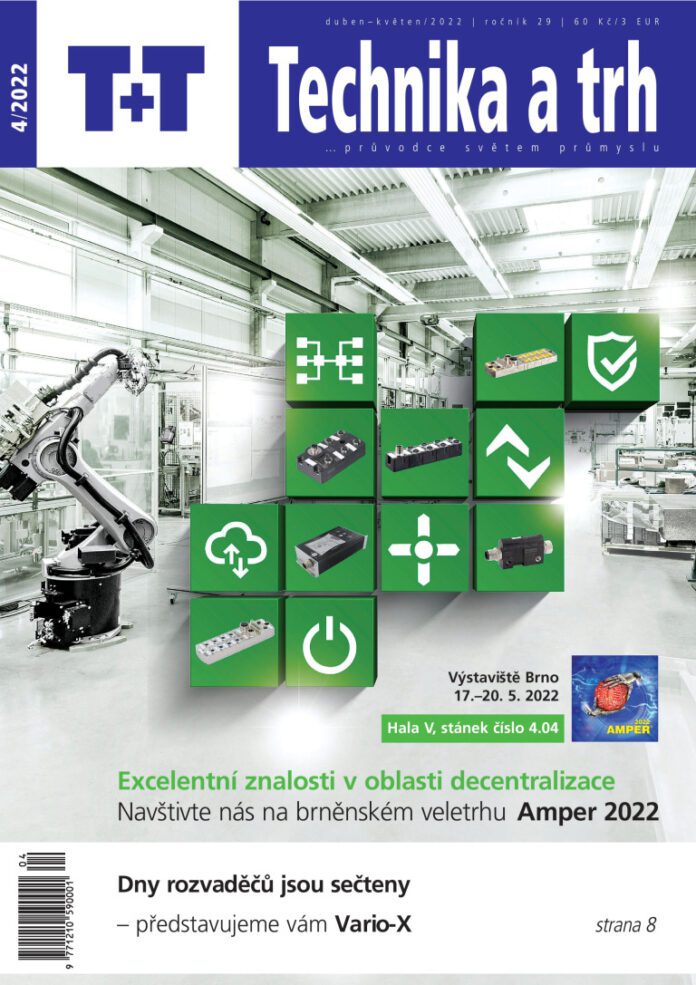 Obálka časopisu Technika a trh 4/2022