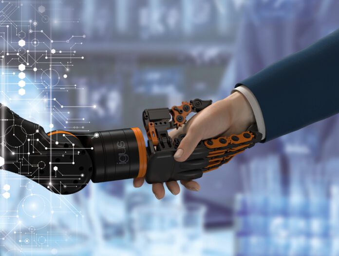 HENNLICH 2024 03 07 Podání ruky robotovi - igus uvádí na trh bionickou ruku pro ReBeL Cobot HENNLICH 2024 03 07 Podání ruky robotovi - igus uvádí na trh bionickou ruku pro ReBeL Cobot