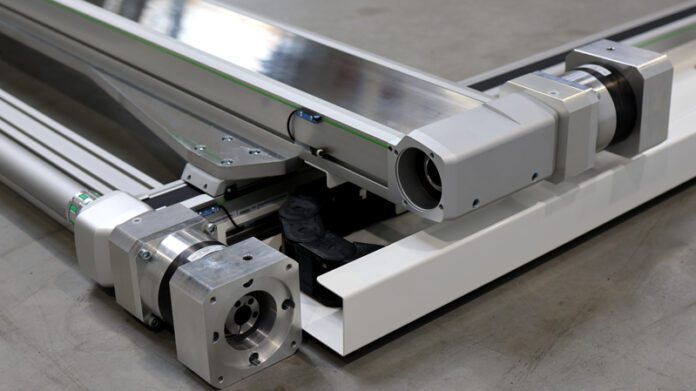 Hiwin 1 originalni dvouosy manipulator HIWIN pro automatizovany presun rozlo enych kartonovych krabic Hiwin 1 originalni dvouosy manipulator HIWIN pro automatizovany presun rozlo enych kartonovych krabic