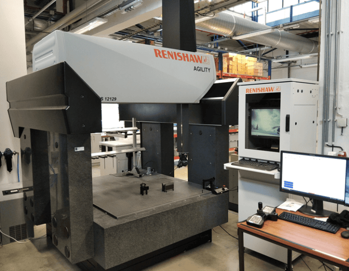 stroj CMM Renishaw AGILITY po instalaci