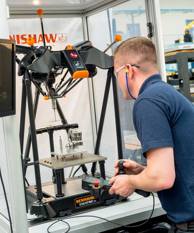 3 robot Equator Renishaw