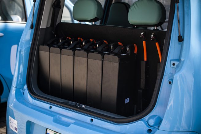 Wolt obrázek elektromobil s vyměnitelnými bateriemi