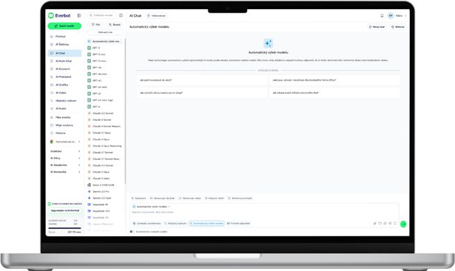 Everbot 2 SuperChat menu