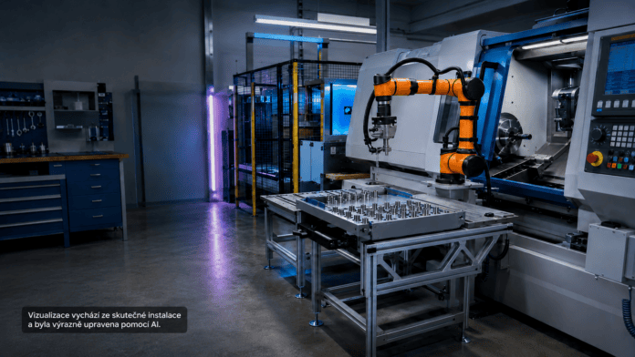kinalisoft Kolaborativní robot při automatizaci výrobního procesu