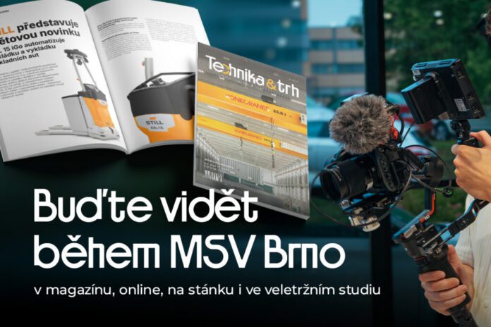 Natáčení podcastů a videoreportáží Technika & trh na MSV 2026 v Brně